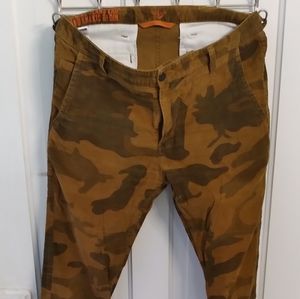 Camouflage Corduroy Docker Pants